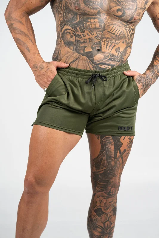 Relentless | Men's Gym Shorts | Khaki