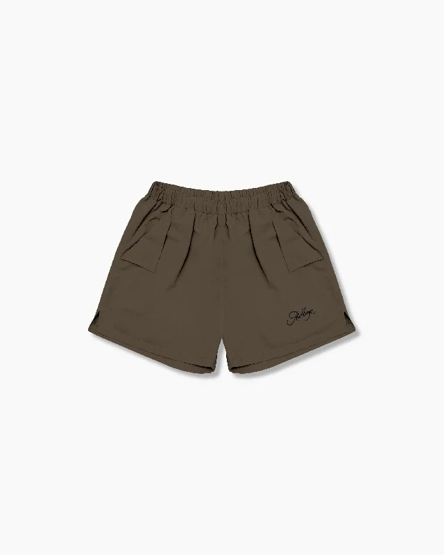 Loungewear Shorts - Wood