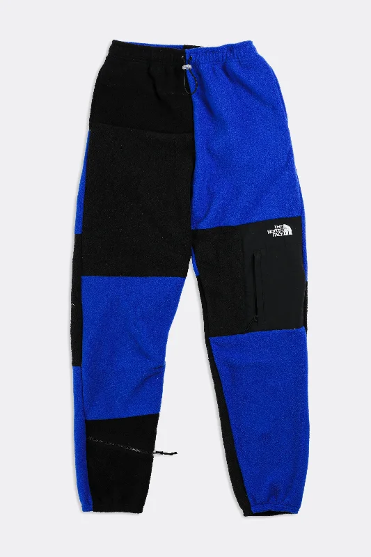 Unisex Rework North Face Patchwork Fleece Pant - Women-XS | Men-2XS