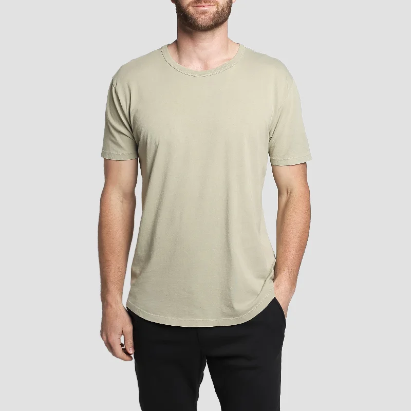 Natural Premium Scoop T-Shirt Kelp