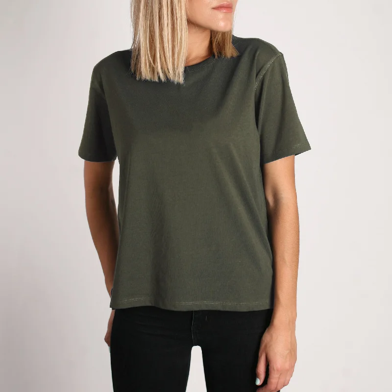 Density Women's Premium T-Shirt Olive