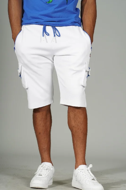 M670 Tech Fleece cargo Shorts - White