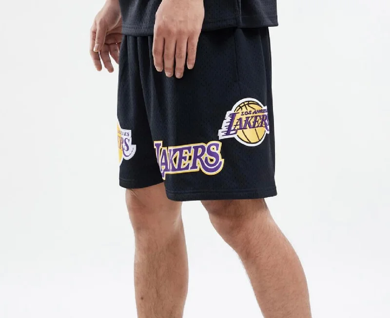 Pro Standard Los Angeles Lakers Black Mesh Shorts